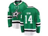 #14 Breakaway Jamie Benn Green NHL Home Youth Jersey Dallas Stars