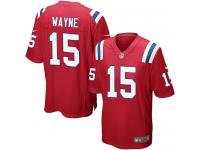 #15 Reggie Wayne New England Patriots Alternate Jersey _ Nike Youth Red NFL Game
