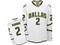 #2 Authentic Dan Hamhuis White Reebok NHL Third Men's Jersey Dallas Stars