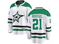 #21 Breakaway Antoine Roussel White NHL Away Youth Jersey Dallas Stars