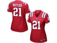#21 Malcolm Butler New England Patriots Alternate Jersey _ Nike Women's Red NFL Game