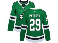 #29 Authentic Greg Pateryn Green Adidas NHL Home Women's Jersey Dallas Stars