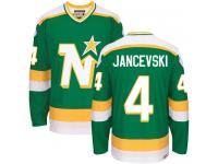 #4 Authentic Craig Hartsburg Green CCM NHL Men's Jersey Throwback Dallas Stars