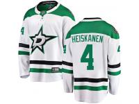 #4 Breakaway Miro Heiskanen White NHL Away Men's Jersey Dallas Stars