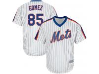 #85 Authentic Carlos Gomez Youth White Baseball Jersey - Alternate New York Mets Cool Base