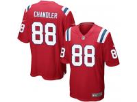#88 Scott Chandler New England Patriots Alternate Jersey _ Nike Youth Red NFL Game