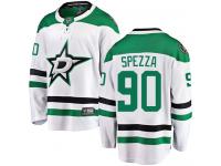 #90 Breakaway Jason Spezza White NHL Away Men's Jersey Dallas Stars