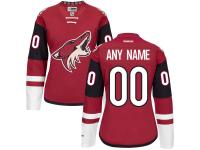 Arizona Coyotes Reebok Women's Premier Home Custom Jersey - Maroon