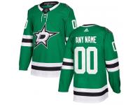 Authentic Green Adidas NHL Home Youth Jersey Customized Dallas Stars