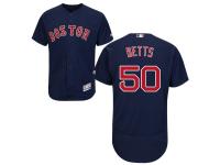 Boston Red Sox #50 Mookie Betts Navy Blue Flexbase Authentic Collection Stitched Baseball Jersey