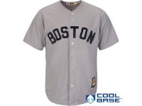 Boston Red Sox Majestic Cooperstown Cool Base Jersey C Gray