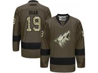 Coyotes #19 Shane Doan Green Salute to Service Stitched NHL Jersey