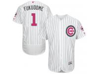 Cubs #1 Kosuke Fukudome White (Blue Strip) Flexbase Authentic Collection 2016 Mother Day Stitched Baseball Jersey