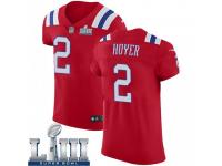 Elite Men's Brian Hoyer New England Patriots Nike Super Bowl LIII Vapor Untouchable Alternate Jersey - Red