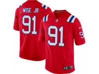 Game Men's Deatrich Wise Jr. New England Patriots Nike Alternate Jersey - Red