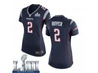 Game Women's Brian Hoyer New England Patriots Nike Team Color Super Bowl LIII Jersey - Navy Blue