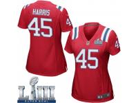 Game Women's Trent Harris New England Patriots Nike Alternate Super Bowl LIII Jersey - Red