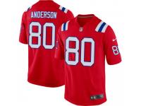 Game Youth Stephen Anderson New England Patriots Nike Alternate Jersey - Red