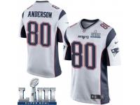 Game Youth Stephen Anderson New England Patriots Nike Super Bowl LIII Jersey - White