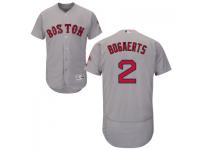 Gray Xander Bogaerts Men #2 Majestic MLB Boston Red Sox Flexbase Collection Jersey