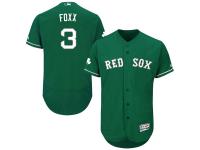 Green Celtic Jimmie Foxx Men #3 Majestic MLB Boston Red Sox Flexbase Collection Jersey