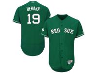 Green Celtic Koji Uehara Men #19 Majestic MLB Boston Red Sox Flexbase Collection Jersey
