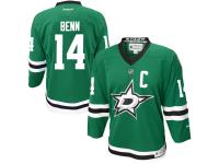 Jamie Benn Dallas Stars Reebok Youth Replica Player Hockey Jersey C Green