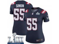 Legend Vapor Untouchable Women's John Simon New England Patriots Nike Color Rush Super Bowl LIII Jersey - Navy