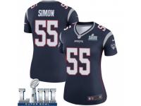 Legend Vapor Untouchable Women's John Simon New England Patriots Nike Super Bowl LIII Jersey - Navy