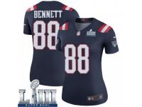Legend Vapor Untouchable Women's Martellus Bennett New England Patriots Nike Color Rush Super Bowl LIII Jersey - Navy