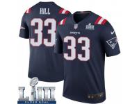 Legend Vapor Untouchable Youth Jeremy Hill New England Patriots Nike Color Rush Super Bowl LIII Jersey - Navy