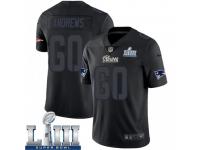 Limited Men's David Andrews New England Patriots Nike Super Bowl LIII Jersey - Black Impact Vapor Untouchable
