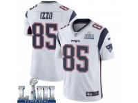 Limited Men's Ryan Izzo New England Patriots Nike Super Bowl LIII Vapor Untouchable Jersey - White