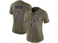 Limited Women's Brian Hoyer New England Patriots Nike 2017 Salute to Service Jersey - Green