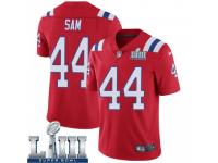 Limited Youth Christian Sam New England Patriots Nike Super Bowl LIII Vapor Untouchable Alternate Jersey - Red