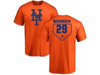 Men #29 Devin Mesoraco Orange Baseball - RBI New York Mets T-Shirt