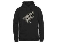 Men Arizona Coyotes Black Rink Warrior Pullover Hoodie