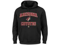 Men Arizona Coyotes Majestic Heart & Soul Hoodie - Black