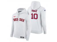 Men Boston Red Sox David Price Nike White Home Hoodie