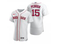 Men Boston Red Sox Dustin Pedroia Nike White 2020 Jersey