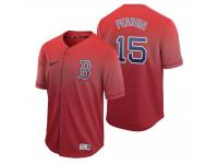 Men Boston Red Sox Dustin Pedroia Red Fade Nike Jersey