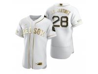 Men Boston Red Sox J.D. Martinez Nike White Golden Edition Jersey