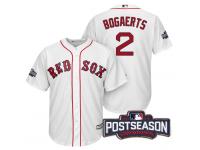 Men Boston Red Sox Xander Bogaerts #2 AL East Division Champions White 2016 Postseason Patch Cool Base Jersey