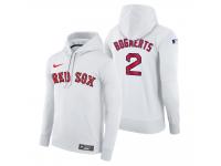 Men Boston Red Sox Xander Bogaerts Nike White Home Hoodie