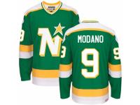 Men CCM Dallas Stars #9 Mike Modano Premier Green Throwback NHL Jersey