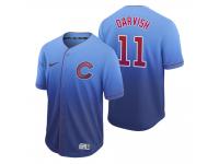 Men Chicago Cubs Yu Darvish Royal Fade Nike Jersey