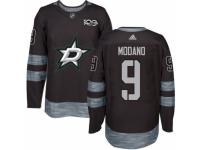 Men Dallas Stars #9 Mike Modano Black 1917-2017 100th Anniversary Stitched NHL Jersey