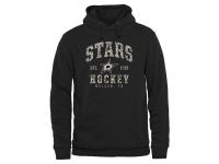 Men Dallas Stars Black Camo Stack Pullover Hoodie