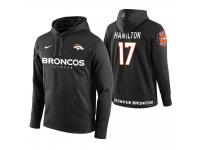 Men Denver Broncos #17 DaeSean Hamilton Black Circuit Wordmark Pullover Hoodie