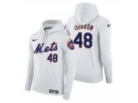Men New York Mets Jacob deGrom Nike White Home Hoodie